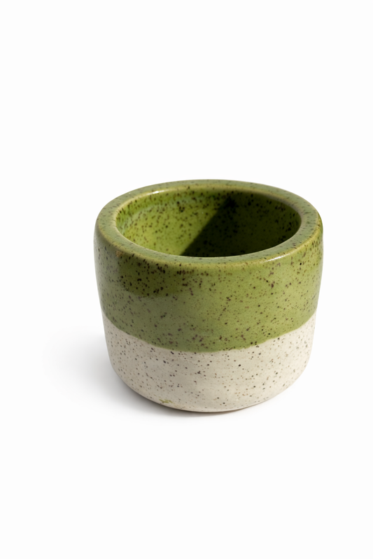 ⭑Green speckled cup⭑