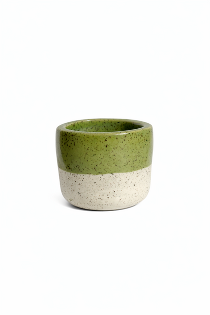 ⭑Green speckled cup⭑