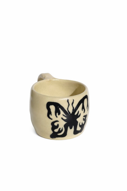 ⭑Hand painted butterfly mug⭑